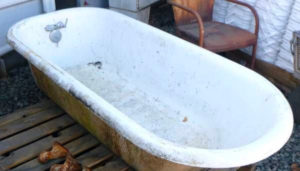 Vintage Claw-Foot Bathtub